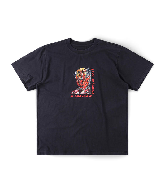 FORMER Colourless Clown T-shirt in Merch Black - FORMER x RAGE Collection