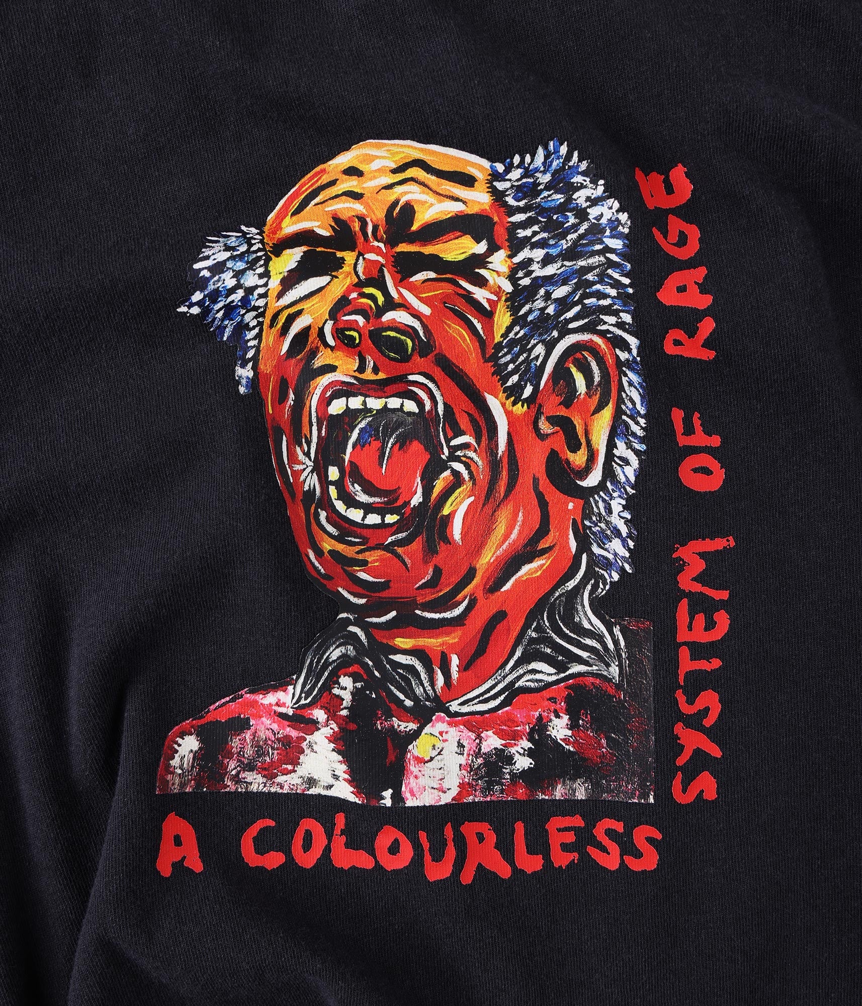 FORMER Colourless Clown T-shirt in Merch Black - FORMER x RAGE Collection