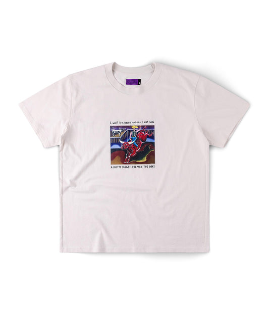 FORMER Rodeo Shrunken T-shirt in Bone - FORMER x RAGE Collection