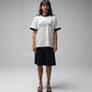 FORMER Tin Ringer Shrunken T-shirt in Bone - FORMER x RAGE Collection