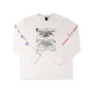 FORMER PV Long Sleeve T-shirt in BONE - Destroyed By Dane Collection