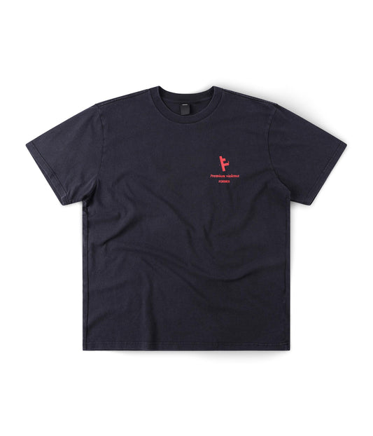 FORMER Kiddo T-shirt in MERCH BLACK - Destroyed By Dane Collection