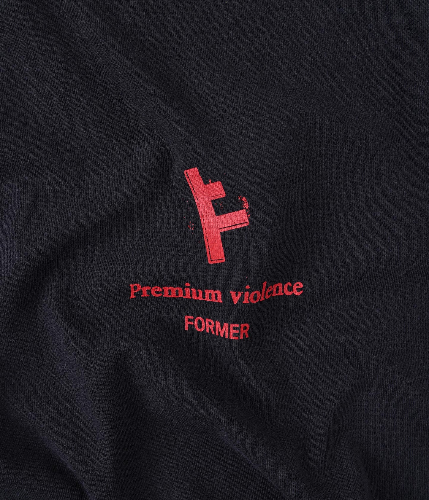 FORMER Kiddo T-shirt in MERCH BLACK - Destroyed By Dane Collection
