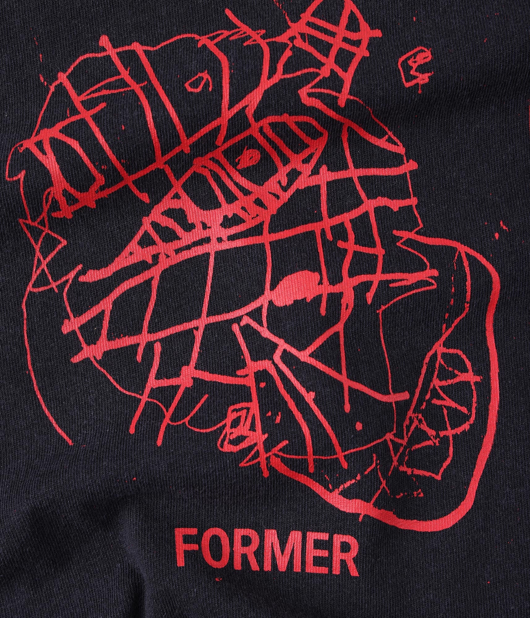 FORMER Kiddo T-shirt in MERCH BLACK - Destroyed By Dane Collection