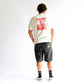 FORMER Slant F Crux T-shirt in BONE - Destroyed By Dane Collection