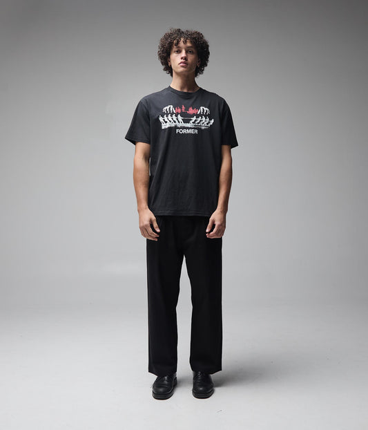 FORMER Engineered T-Shirt in WASHED BLACK - Pending Approval Collection