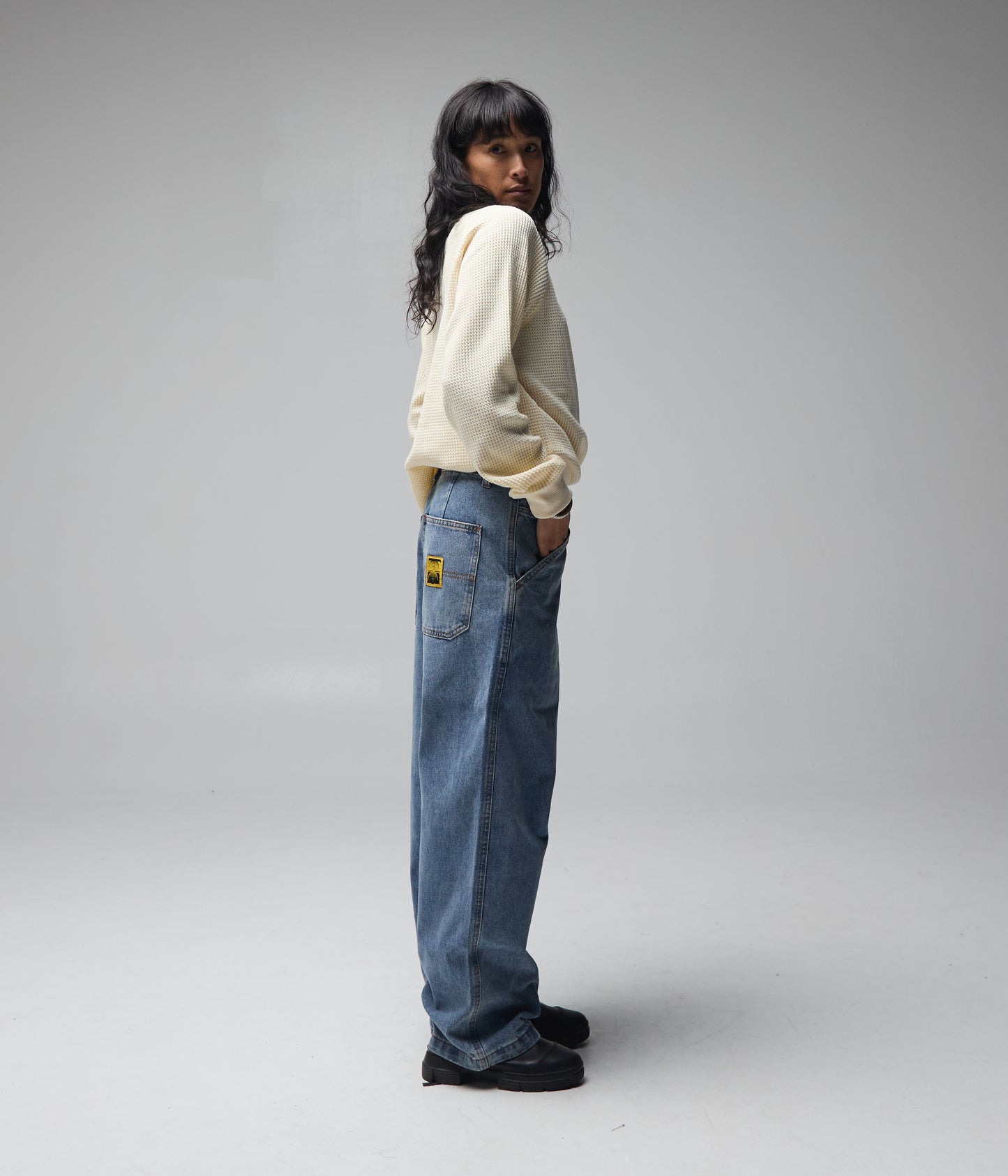 REYNOLDS DENIM PANT // MID BLUE