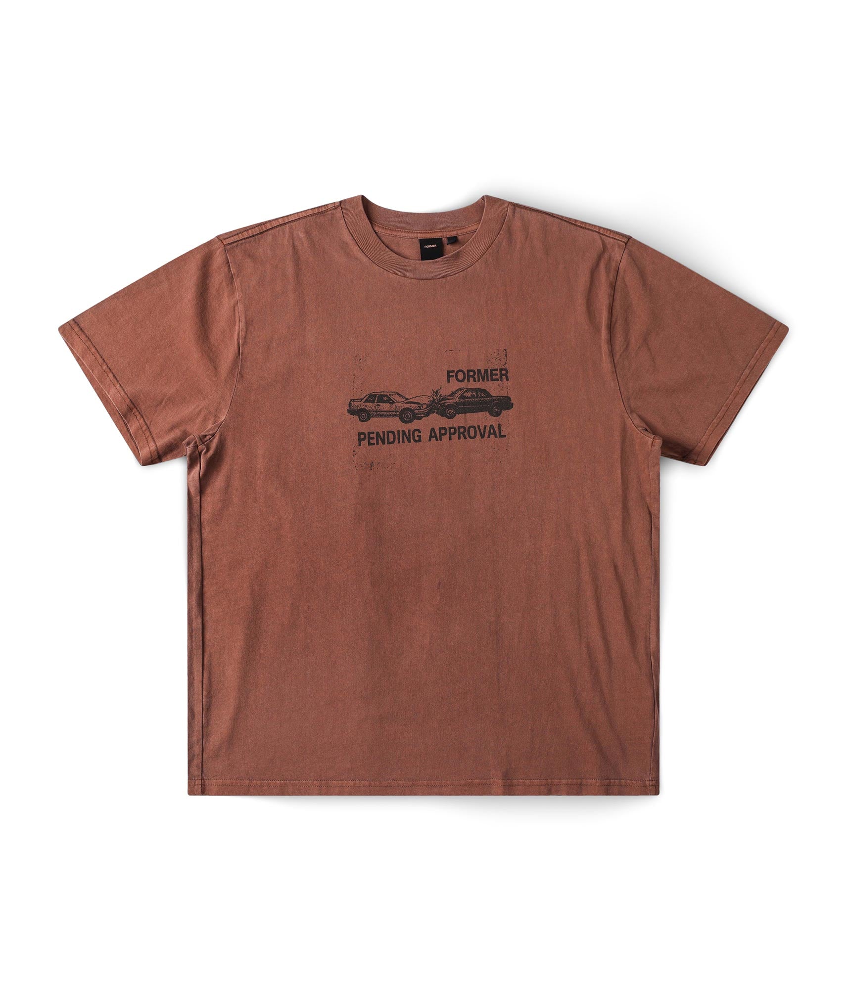 FORMER Fork in the Road T-Shirt in WASHED BARK - Pending Approval Collection