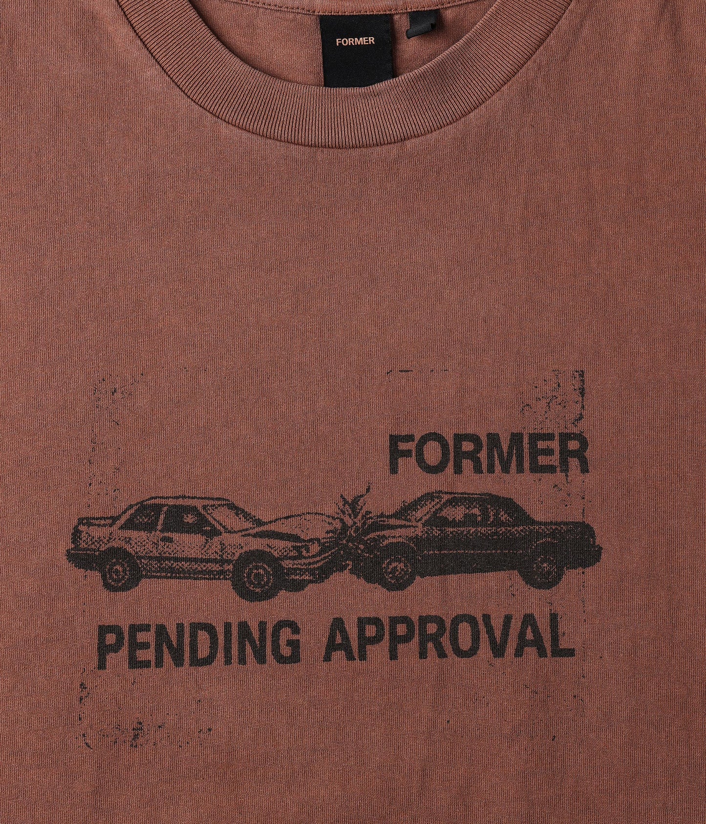 FORMER Fork in the Road T-Shirt in WASHED BARK - Pending Approval Collection