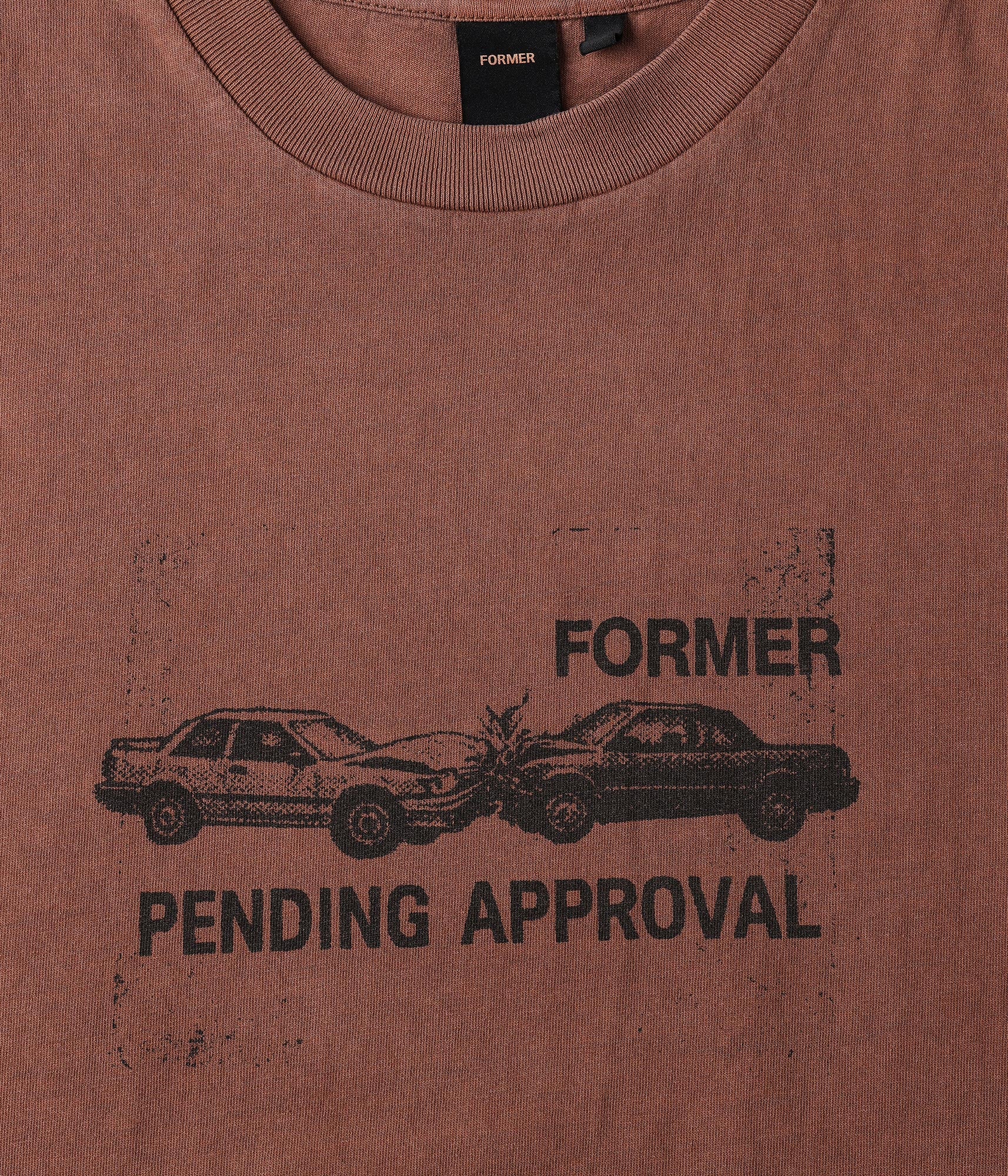 FORMER Fork in the Road T-Shirt in WASHED BARK - Pending Approval Collection