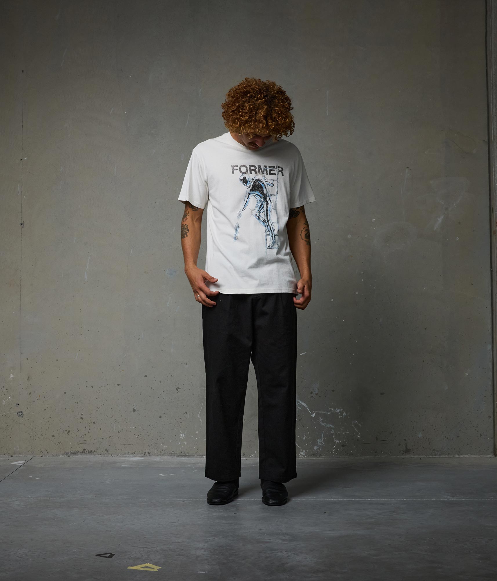 FORMER Grasp T-Shirt in BONE - Pending Approval Collection