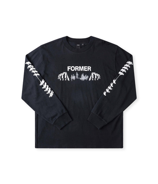 FORMER Engineered LS T-Shirt in BLACK - Pending Approval Collection