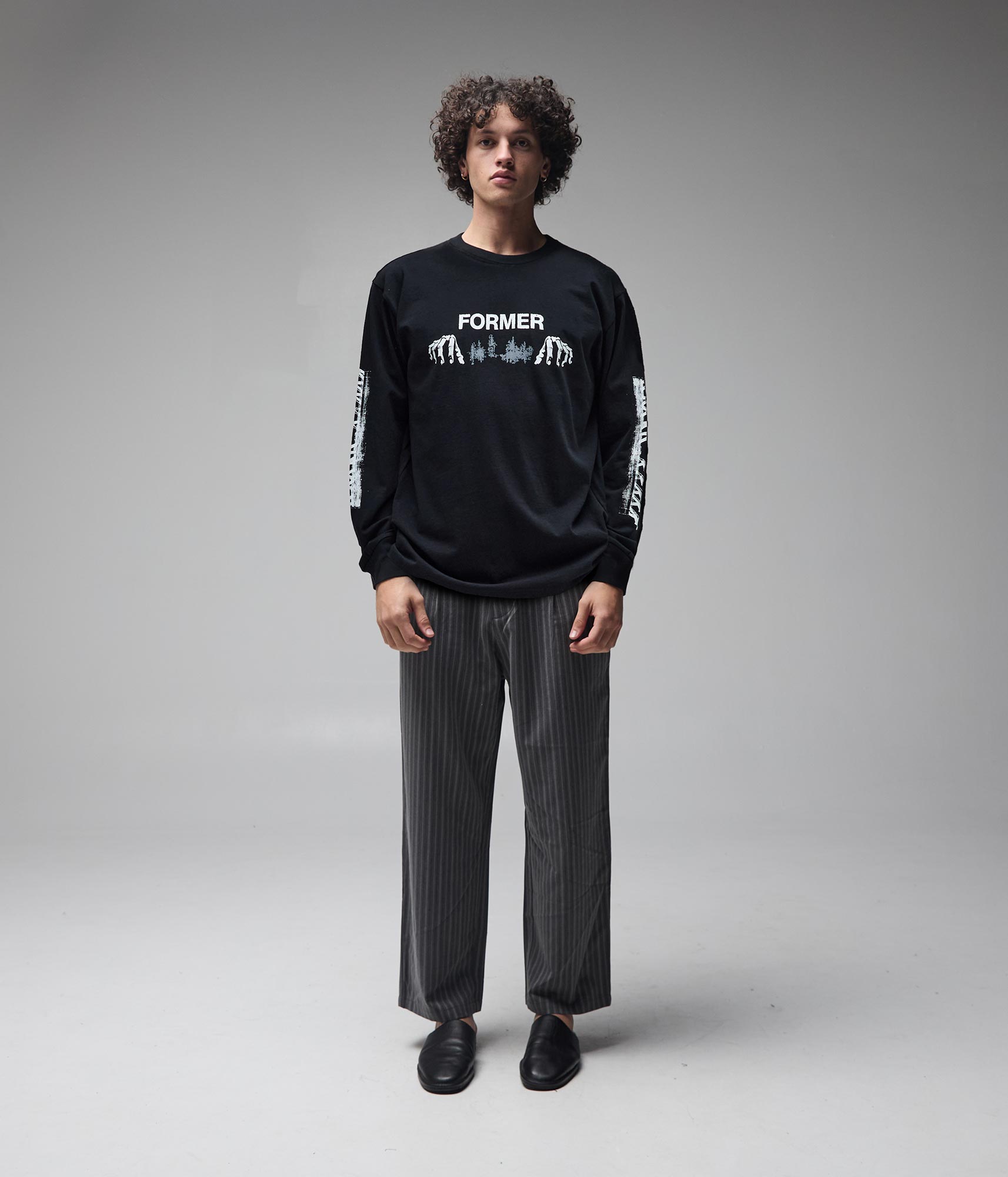 FORMER Engineered LS T-Shirt in BLACK - Pending Approval Collection