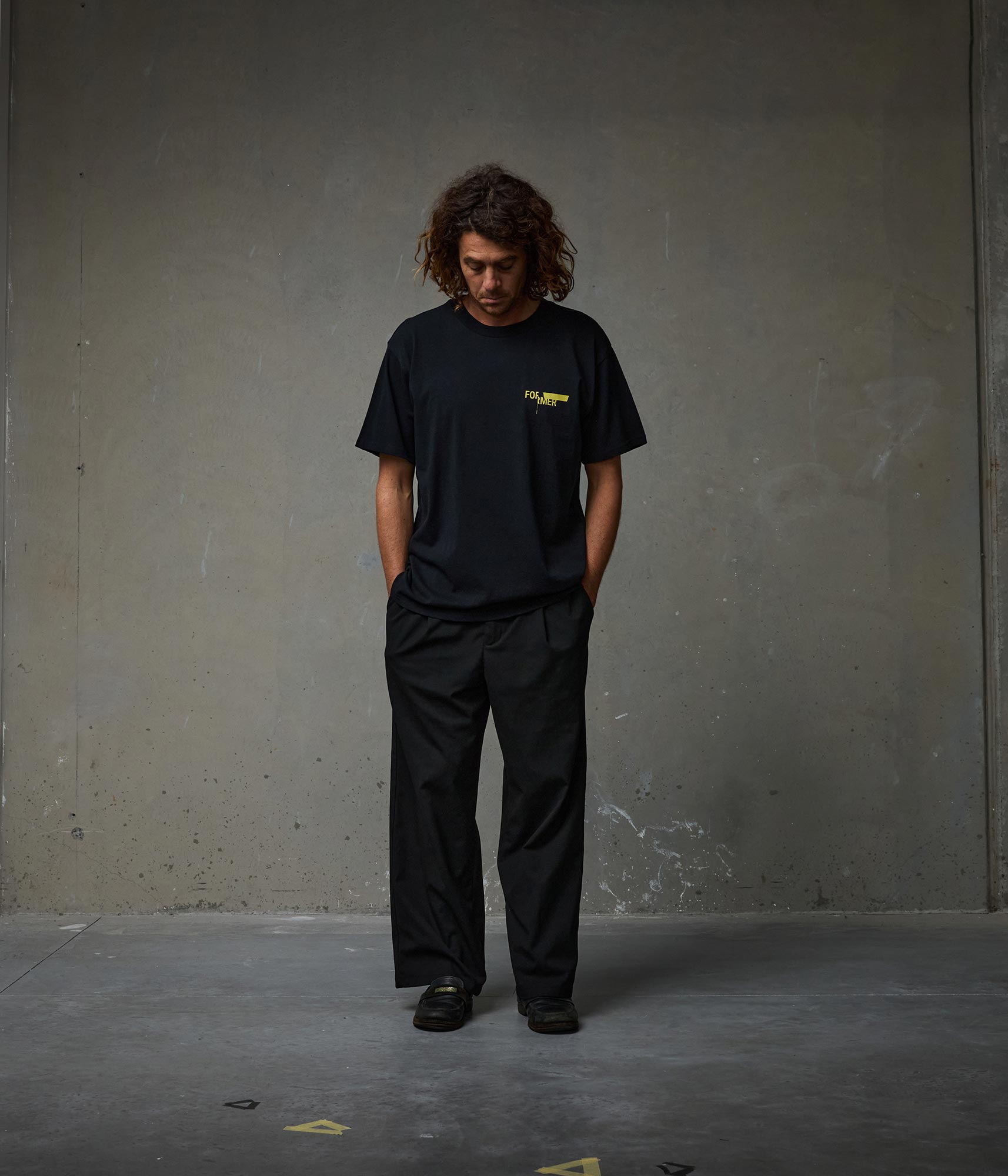 FORMER Elevate Crux T-Shirt in BLACK