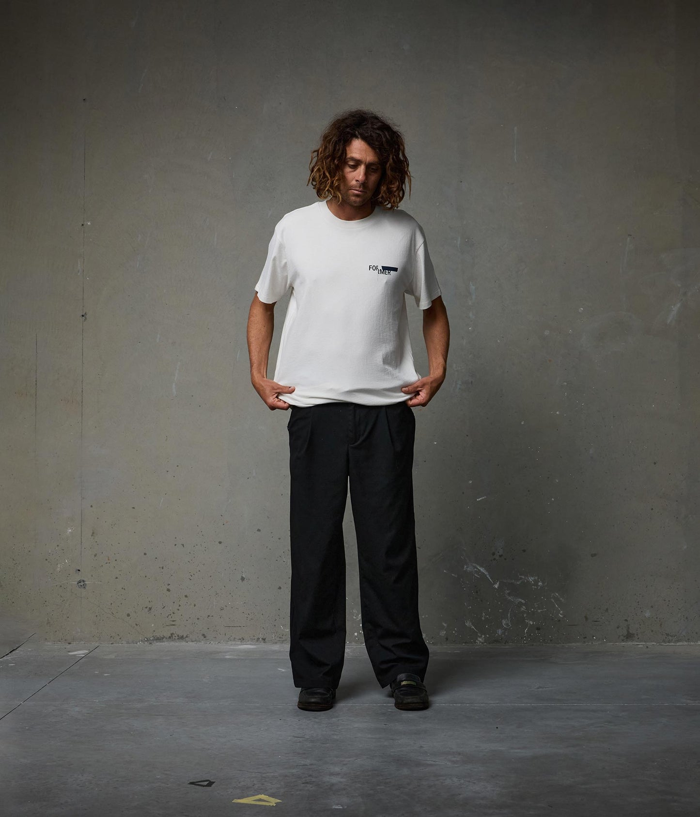 FORMER Elevate Crux T-Shirt in BONE
