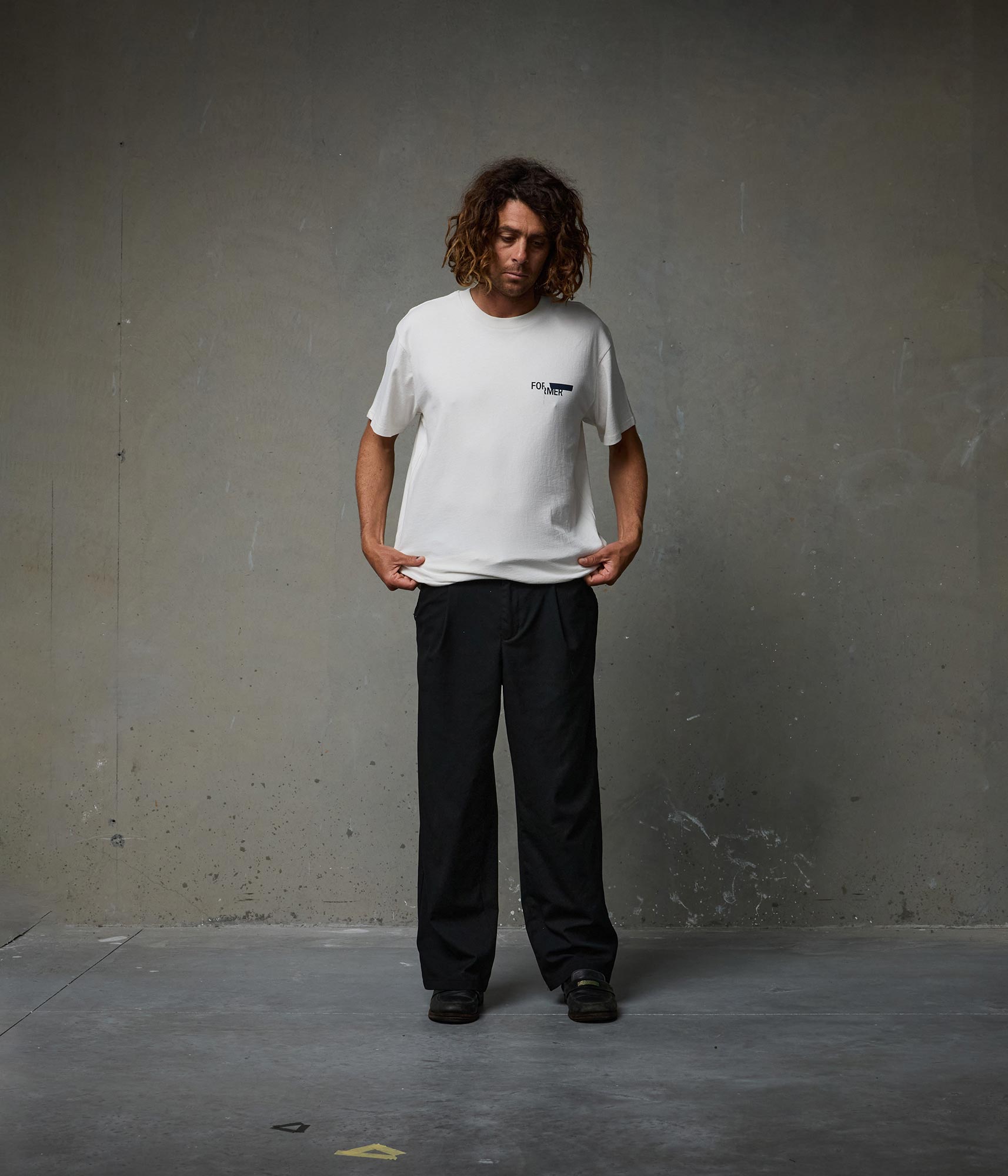 FORMER Elevate Crux T-Shirt in BONE