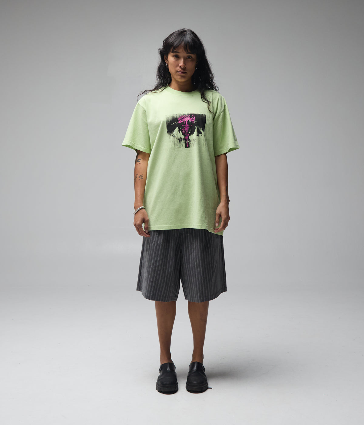FORMER / SHATTERED T-SHIRT // MERCH LIME