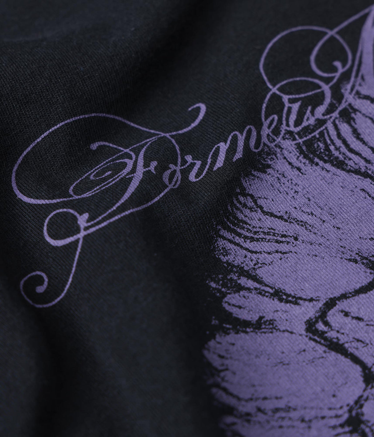 FORMER / FLUTTER T-SHIRT // BLACK