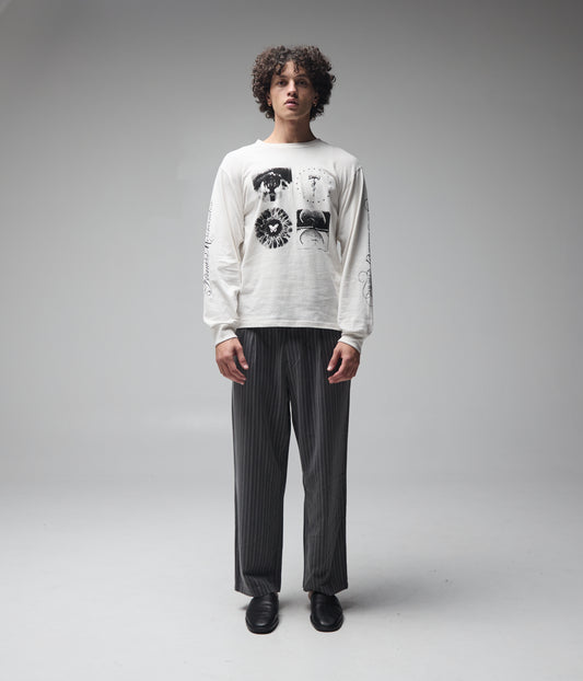 FORMER / ILLUSION LS T-SHIRT // BONE