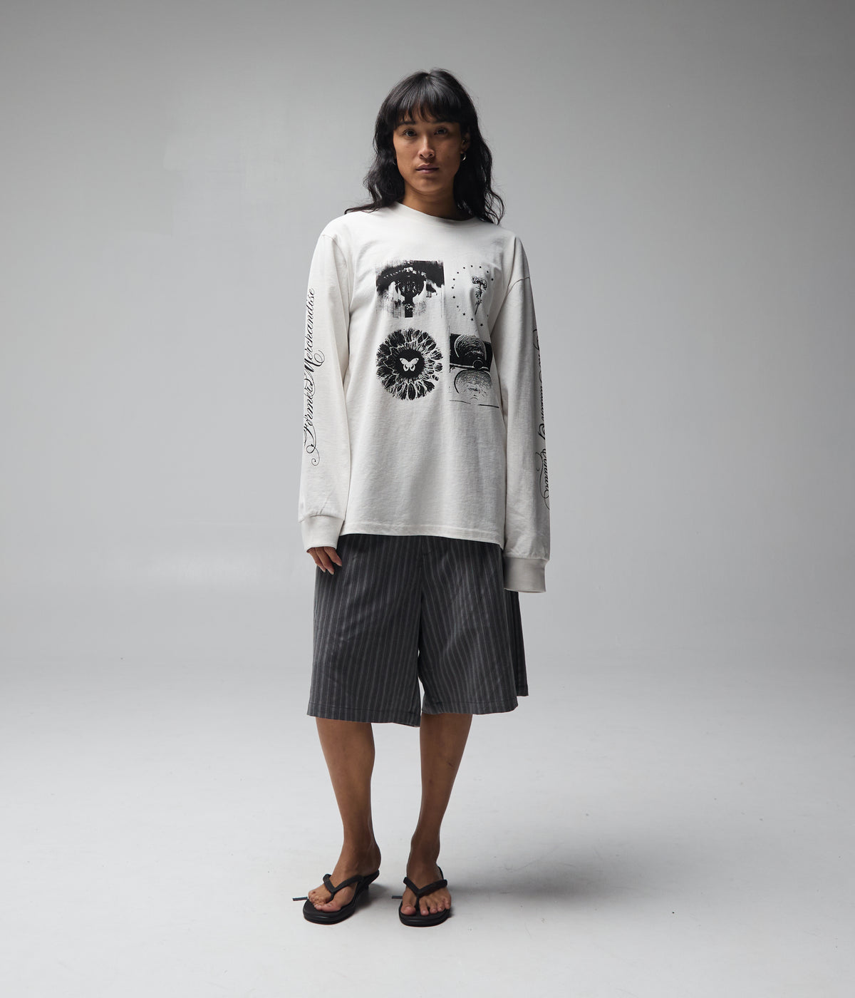 FORMER / ILLUSION LS T-SHIRT // BONE