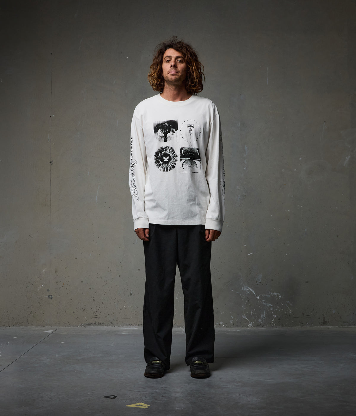 FORMER / ILLUSION LS T-SHIRT // BONE