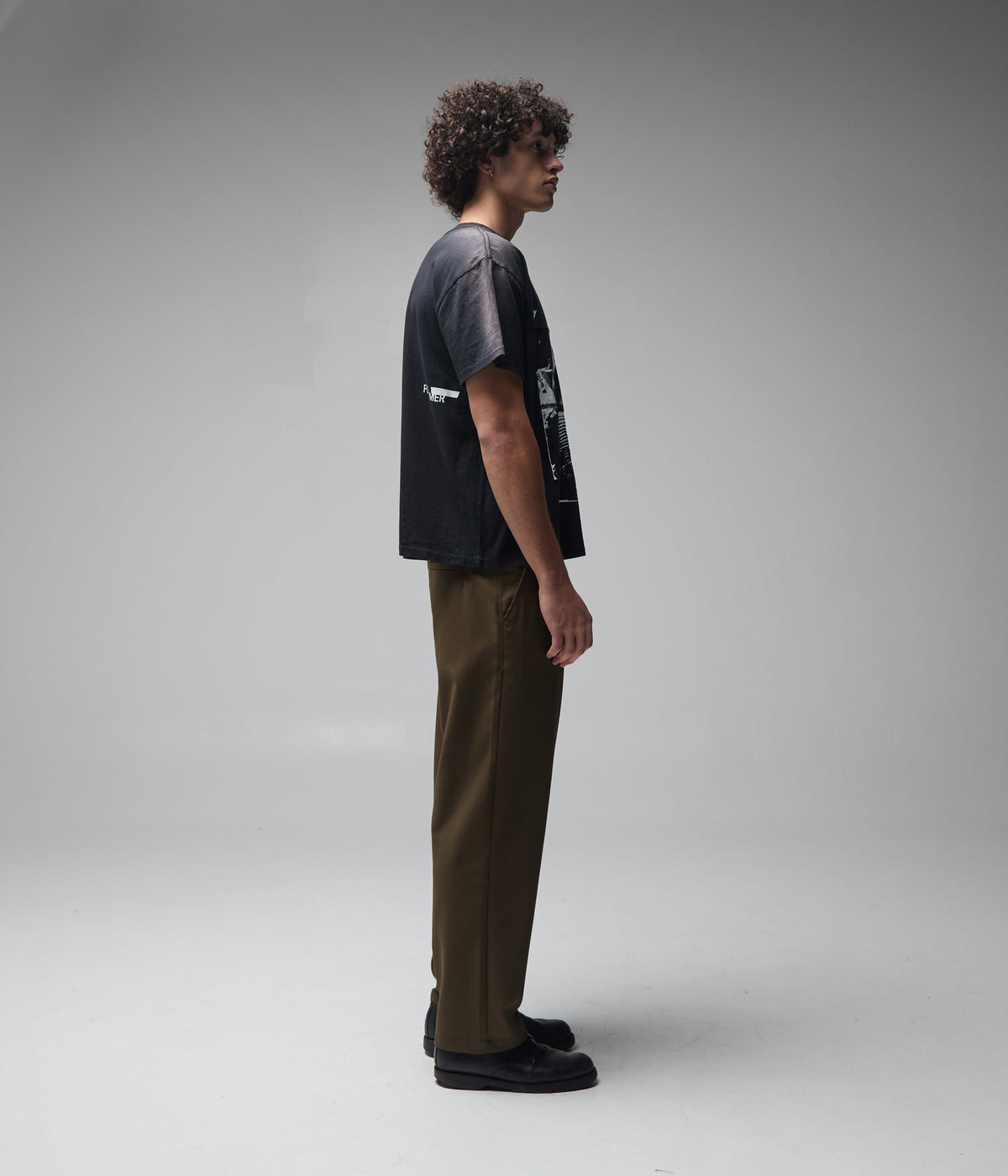 FORMER / LEVITATE BOXY T-SHIRT // FADED BLACK