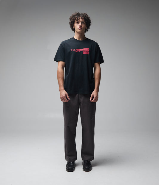 FORMER / TAPE CRUX T-SHIRT // BLACK