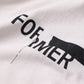 FORMER / TAPE CRUX T-SHIRT // BONE