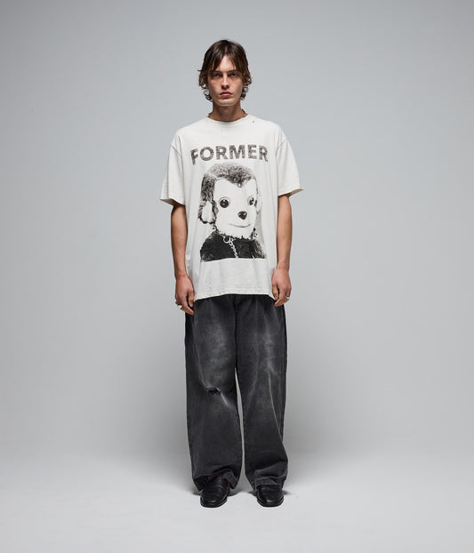 FORMER No Matter T-Shirt in Bone - The Shiny Bleeding Future Collection