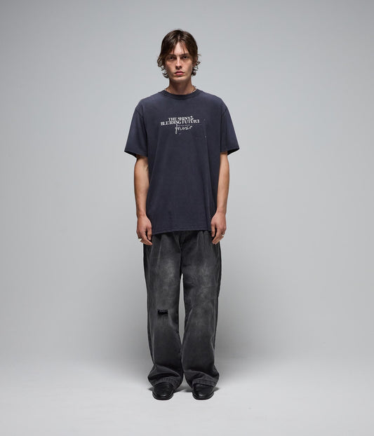 FORMER Bleeding Future T-Shirt in Washed Black - The Shiny Bleeding Future Collection