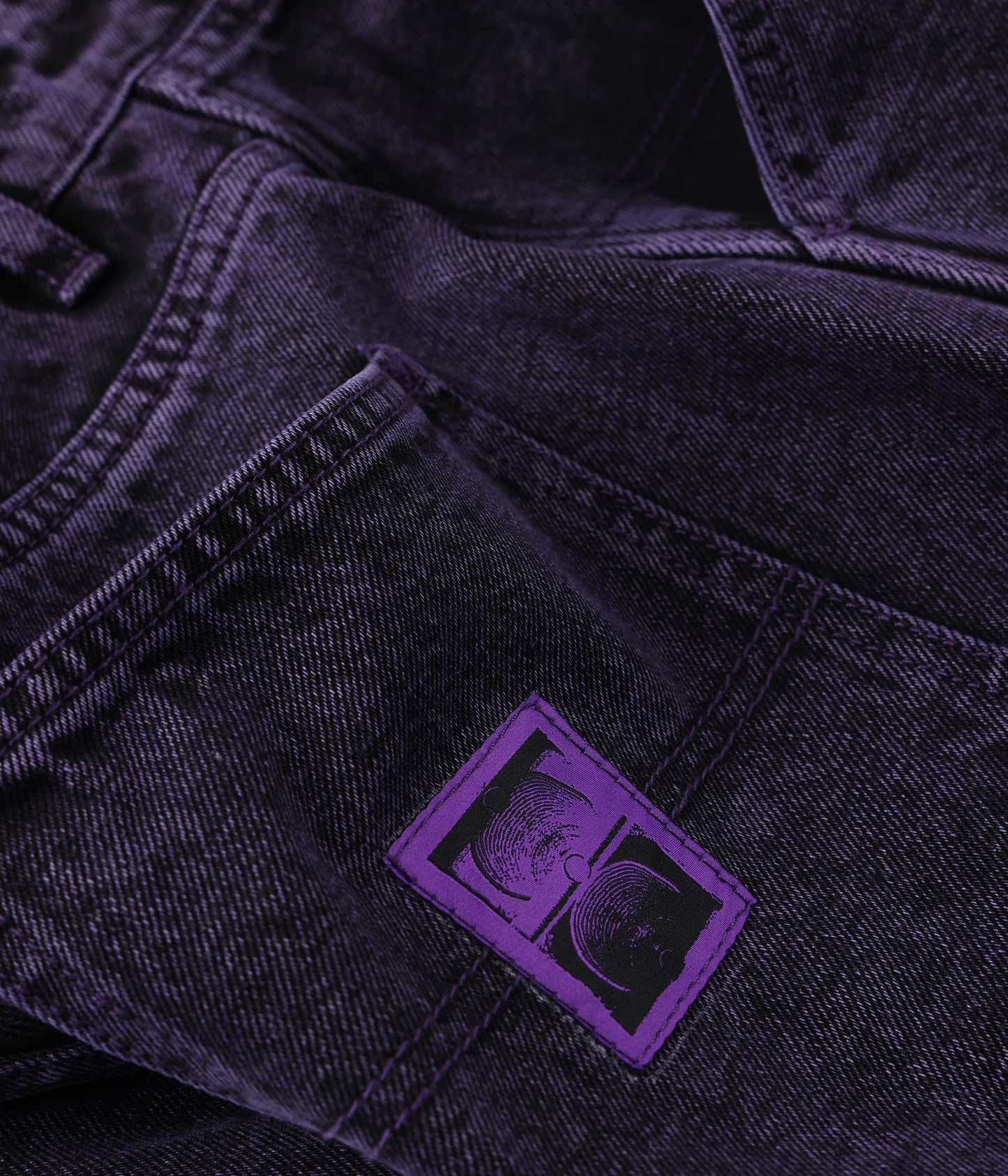 FORMER Distend Denim Walkshort in Washed Purple - FORMER x RAGE Collection