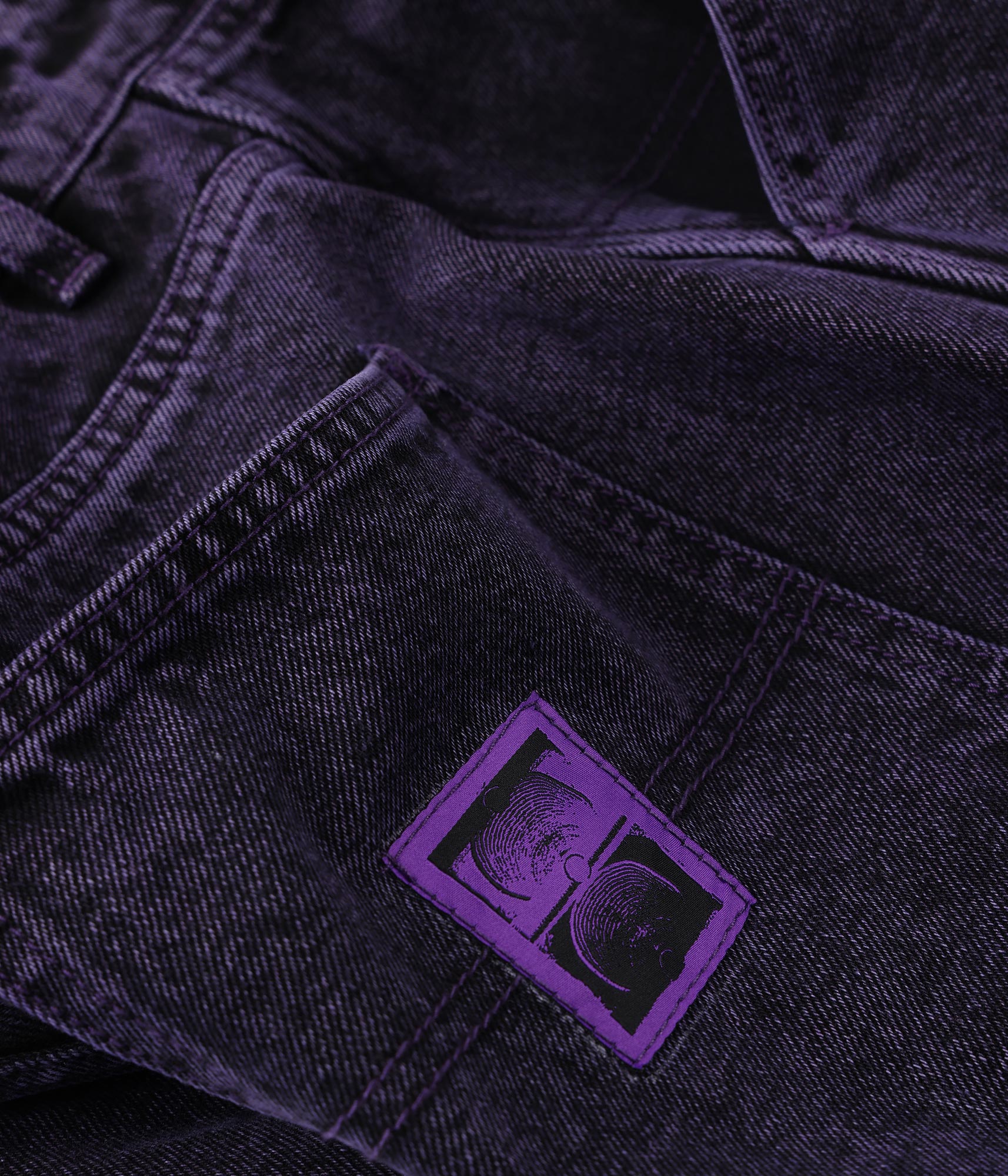 FORMER Distend Denim Walkshort in Washed Purple - FORMER x RAGE Collection