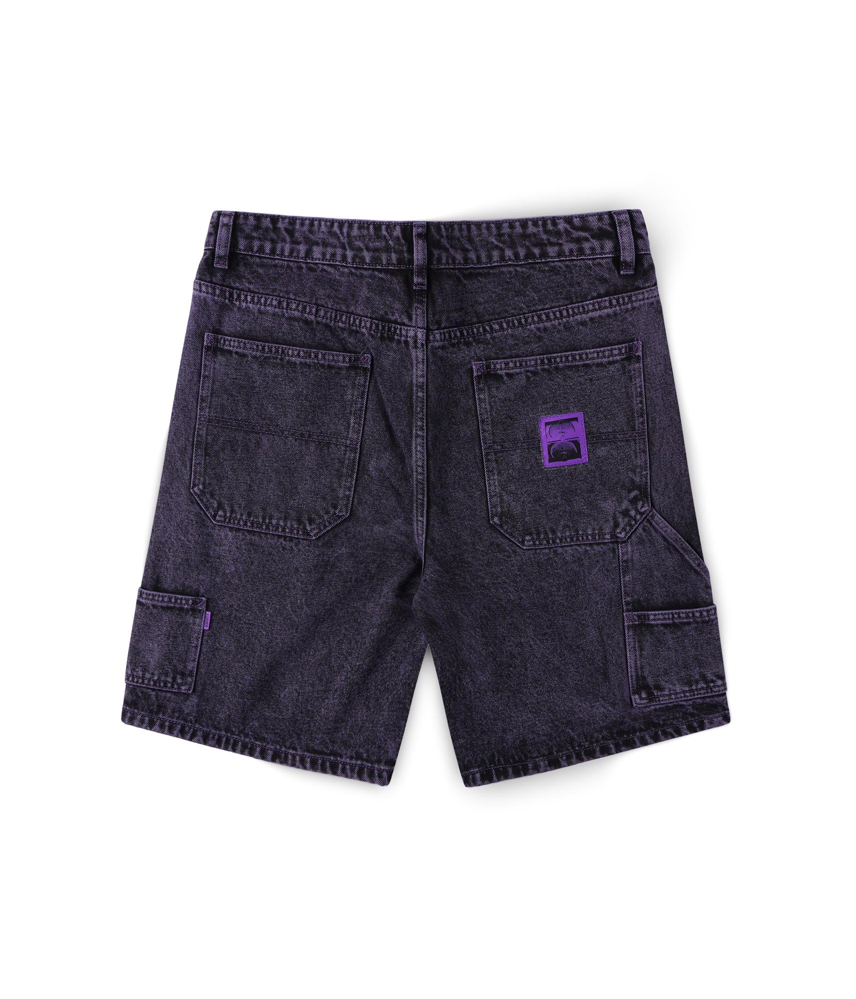 FORMER Distend Denim Walkshort in Washed Purple - FORMER x RAGE Collection