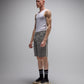 DISTEND SEAM JEAN SHORT // WASHED GREY