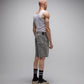 DISTEND SEAM JEAN SHORT // WASHED GREY