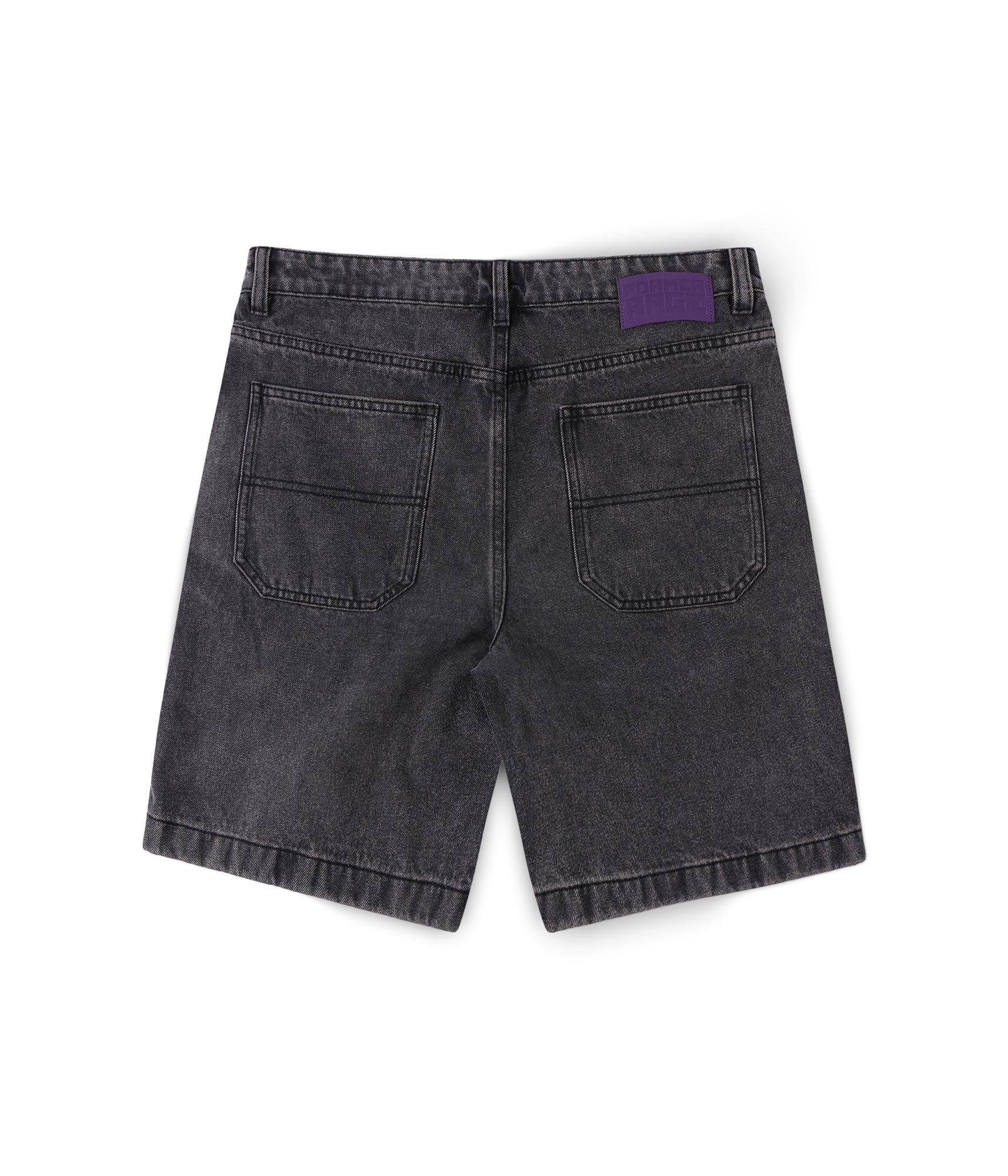 FORMER Studded Denim 21" Walkhshort in Washed Black - FORMER x RAGE Collection