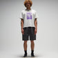 FORMER Studded Denim 21" Walkhshort in Washed Black - FORMER x RAGE Collection