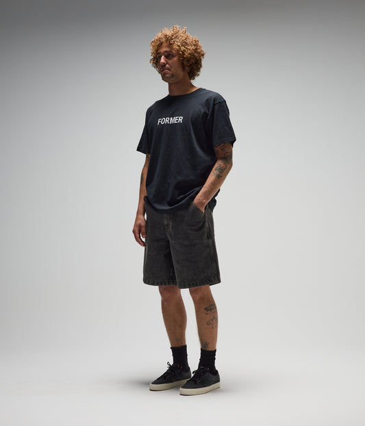 DxD REYNOLDS 21" DENIM WALKSHORT // WASHED BLACK