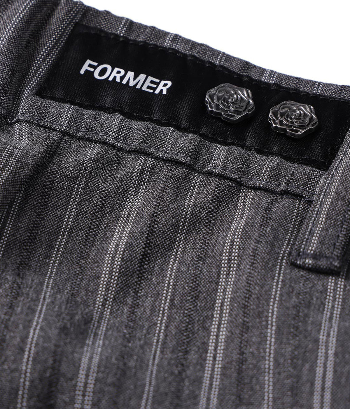 FORMER / ANDERSON PINSTRIPE WALKSHORT // GREY