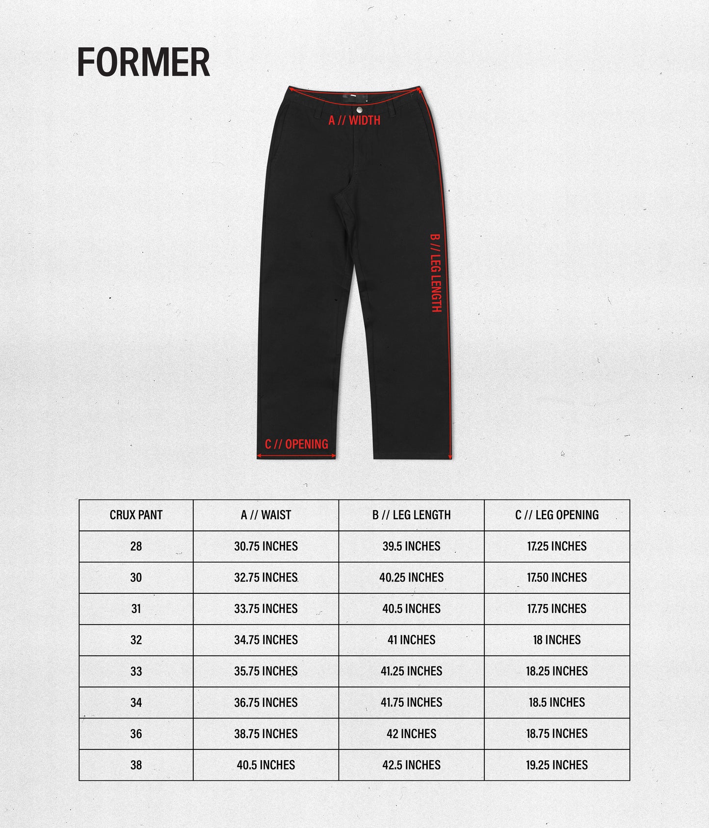 CRUX PANT // GREY