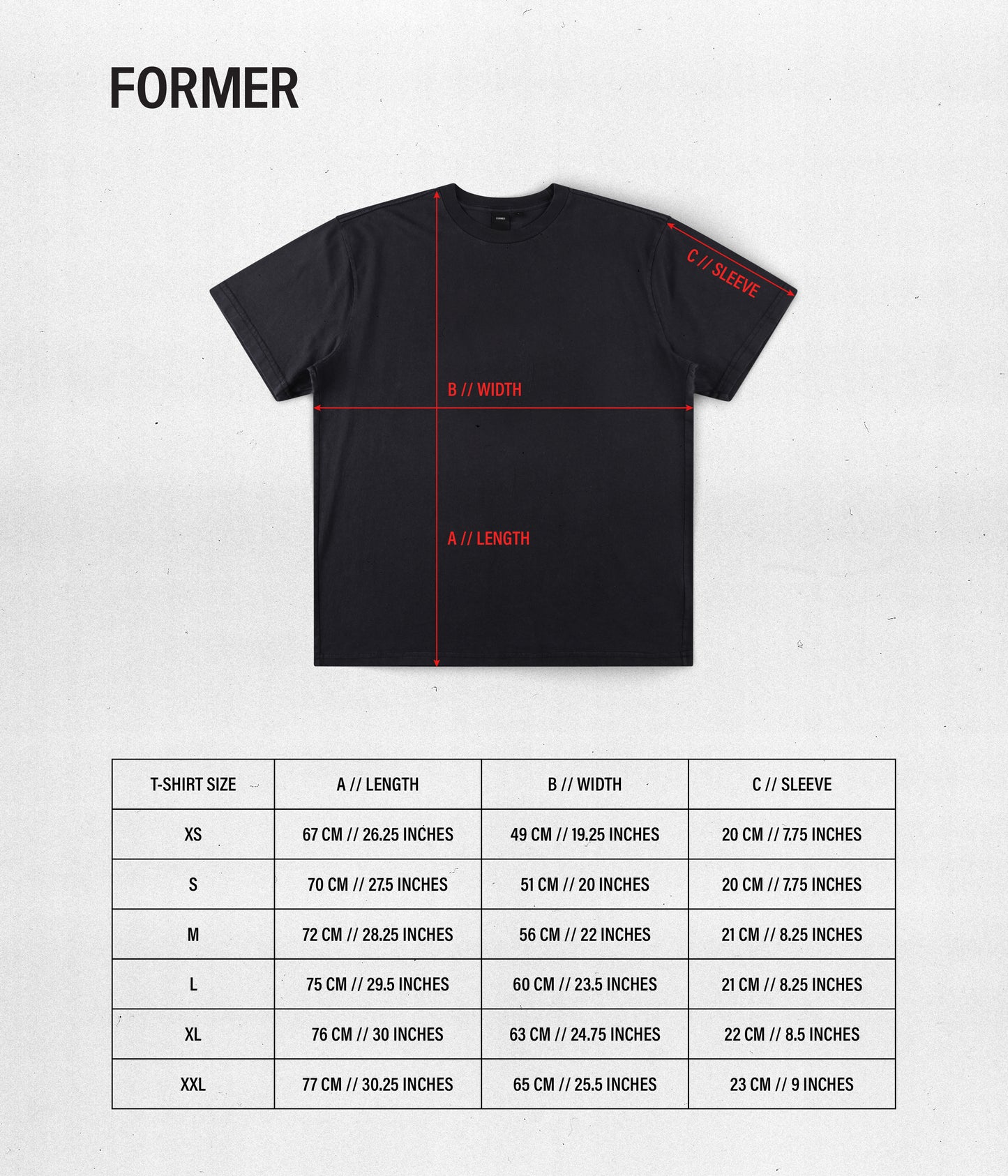 ACTION T-SHIRT // WASHED BLACK