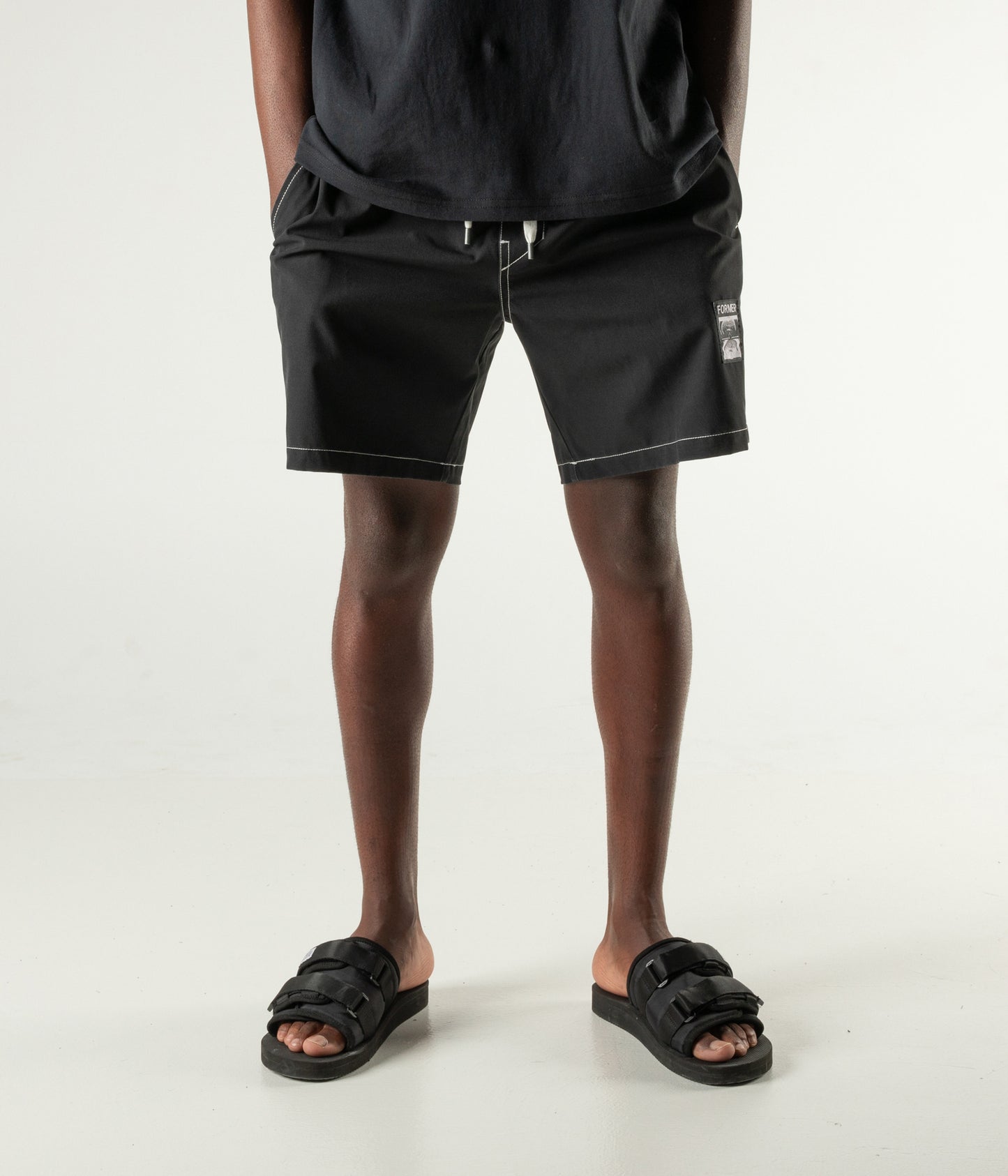 SWANS BAGGY TRUNK // BLACK